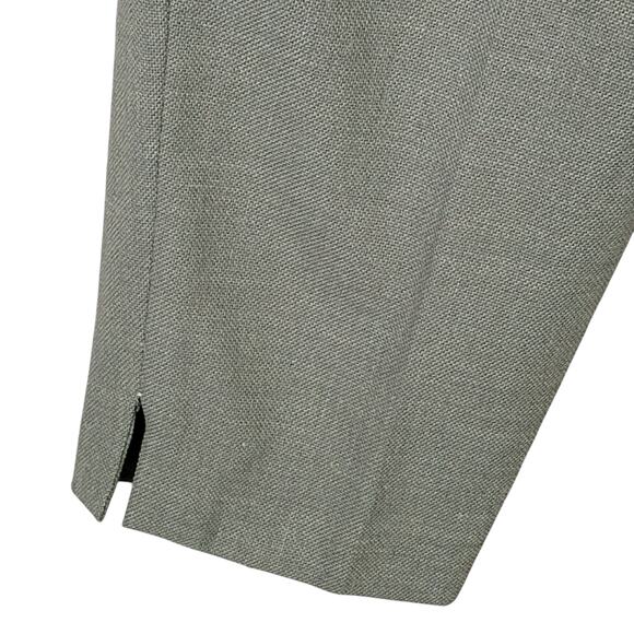 Vintage J'Envie Sport Dressy Pants Size 6 Green Side Zipper Sealed Pockets - Picture 6 of 8